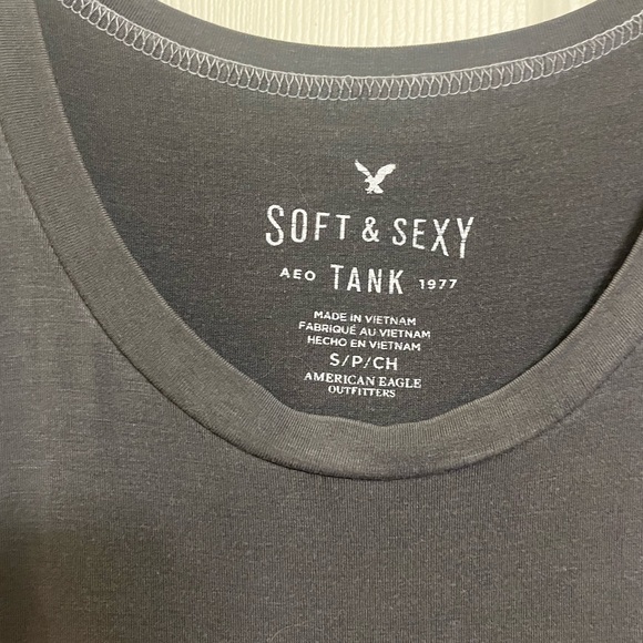 AE Soft & Sexy Gray Tank - Picture 5 of 6